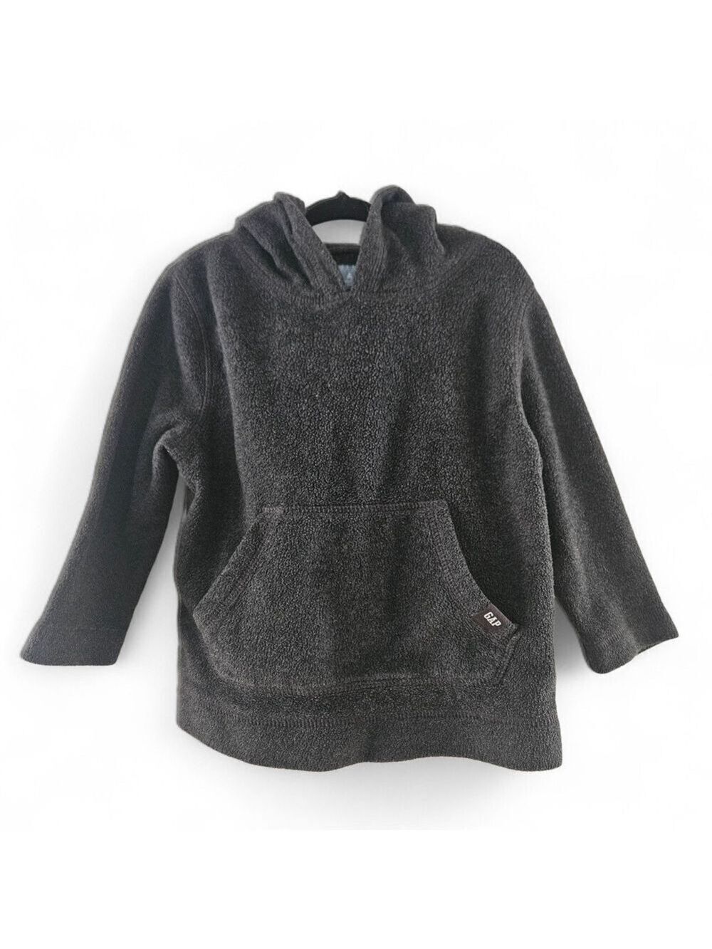 5/$25 Baby Gap Toddler Grey Fleece Hoodie w/ Bear Ears 2T